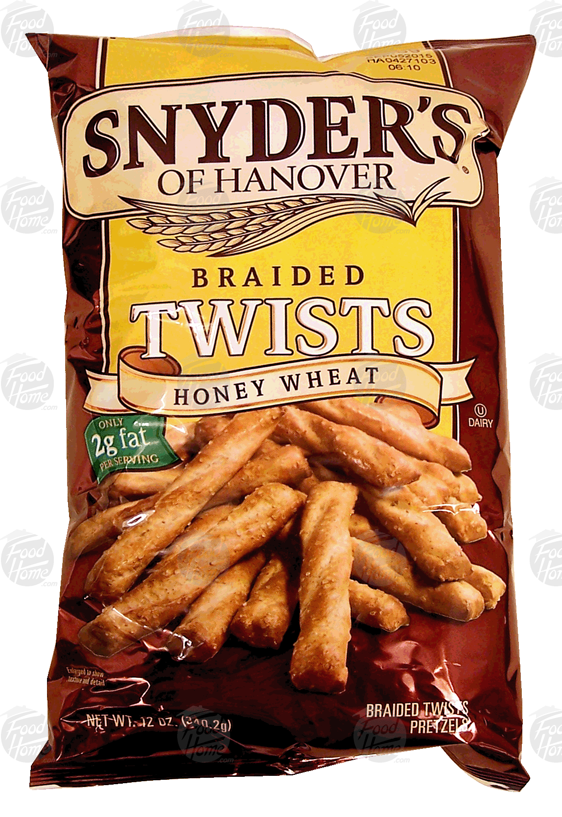 Snyder's Of Hanover  braided twists, honey wheat pretzels Full-Size Picture